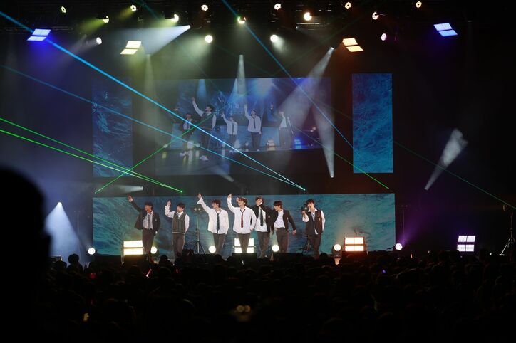 「ただいま！」日本人カズタに歓喜！n.SSignの登場に会場大揺れ『青春スター』TOP7初来日公演レポート