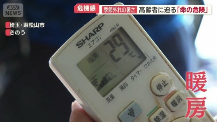 暖房になっていた