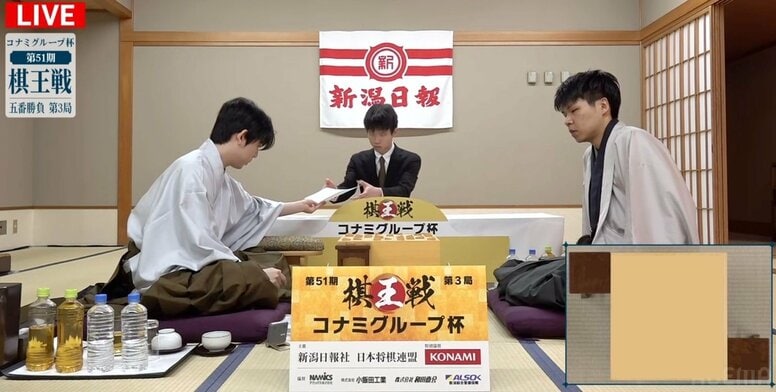 「中盤の難所に突入」藤井聡太棋王VS増田康宏八段、両者1勝1敗のタイ…“新潟対局”は角換わりの出だしに／将棋・棋王戦第3局