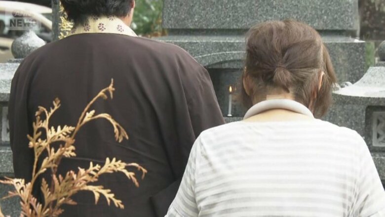熊本でも帰省　家族との再会に安ども地震の爪痕残る　「墓石倒れた」修理相談相次ぐ