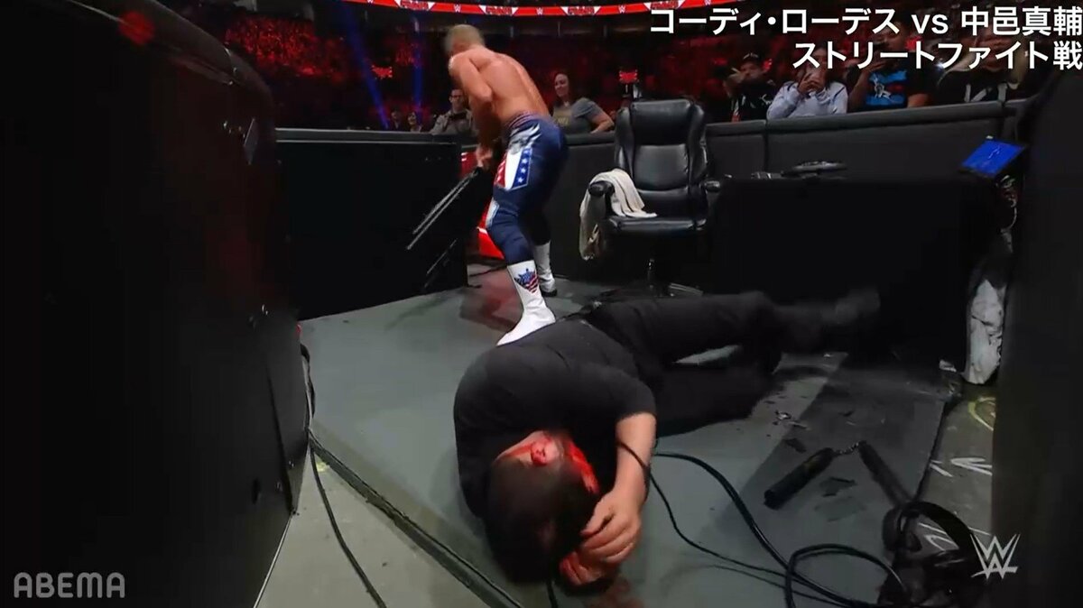 グレートムタ 毒霧 WWE 中邑真輔 コーディローデス AJスタイルズ