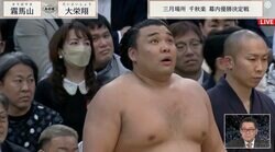 関脇・霧馬山、優勝決定戦を制し逆転幕内初優勝　ホッとした表情に「泣いてる？」「この顔見たらよかったねと感じる」祝福コメントも続々
