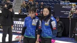 一体、何が！？吉田知那美＆藤澤五月が試合中に“大爆笑” 「たまたますぎるけど！」奇跡的ショットの一部始終