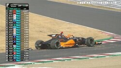 開始40秒でクラッシュ発生→無念の0周リタイア！？“優勝請負人”加入も絶望的なスタートに…「テストでは好調だったのに」「単独かよ」ファンも消沈