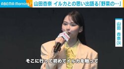山田杏奈、イルカにまつわる思い出語る「“野菜のナスみたい”と」