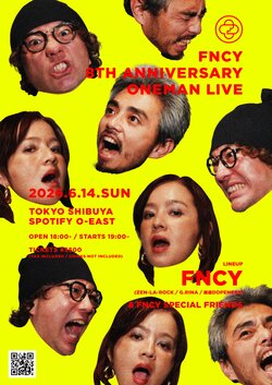 FNCY結成8周年を記念したワンマン公演が6/14㈰東京・渋谷Spotify O-EASTにて開催