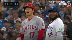 ショウヘイ打ちすぎだぞ！大谷翔平、ホームラン王を争ったゲレーロJrとのイチャイチャにファン歓喜「やっと会えたね」「ゲレ谷」