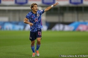 先制点演出の堂安律、周囲との連携に手応え…大阪開催のチュニジア戦では「点を取れるように」