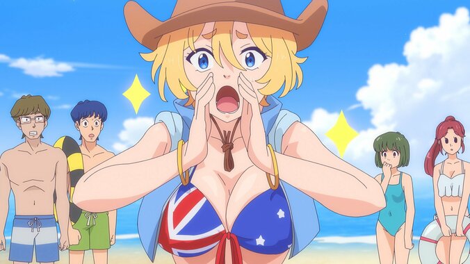 海水浴場にやってきた唯たち女子組だが…アニメ『ハイスクール！奇面組』第8話あらすじ＆先行カット公開 5枚目