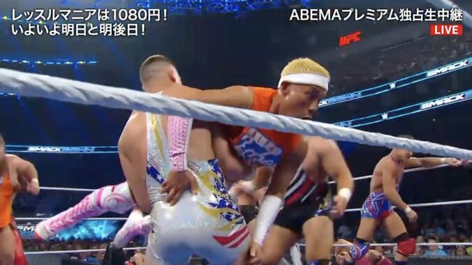 その後、対戦相手にも担がれ…