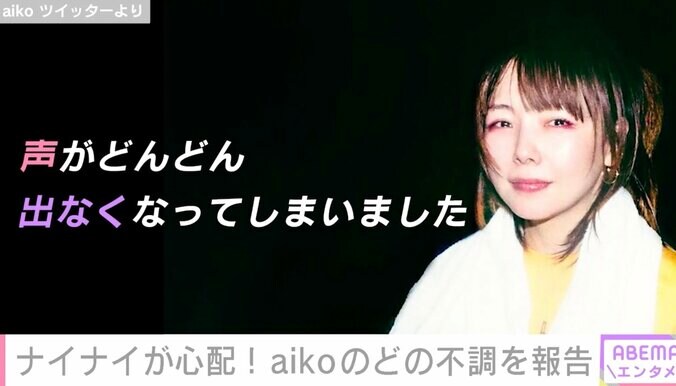 aiko、喉の不調で『ナイナイANN』出演キャンセル 岡村「我々もカブトムシ歌う覚悟は」 1枚目