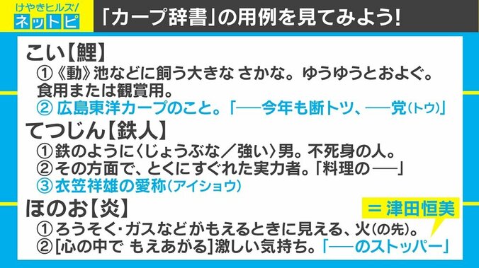 てつじん【鉄人】＝衣笠祥雄の愛称、三省堂から“カープ辞書”が登場 2枚目