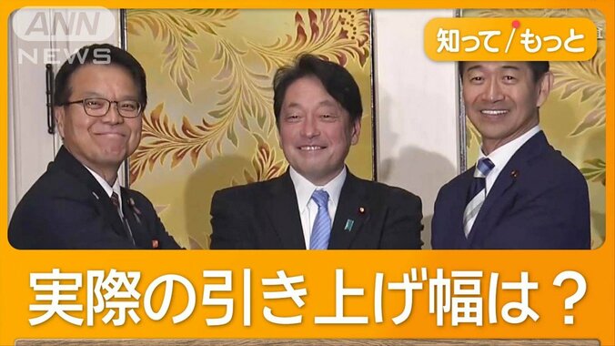 “103万円の壁”見直し問題　国民民主「178万円譲れず」専門家「120万円が現実的」 1枚目