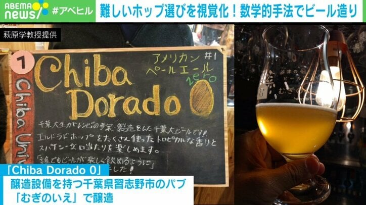 「ビール×数学」でホップ選びを視覚化 千葉大教授と学生らが目指す地域貢献の形