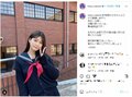 生見愛瑠のキュートなセーラー服に姿にファン絶賛「マジで可愛いすぎる」「結婚して下さい」