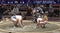 炎鵬の倍以上重い逸ノ城