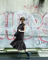 「究極の美」「長靴似合う」おのののかの“雨の日マタニティコーデ”にファン絶賛