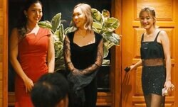 美くびれ＆美脚がスケスケ…シンママ美女たちのセクシーなドレス姿に男性陣興奮「すごいな」