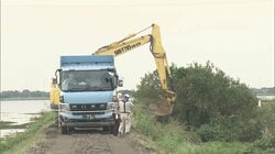 断水も続き道路寸断が復旧阻む　堤防の緊急復旧に着手…台風26号列島へ 関東大雨に