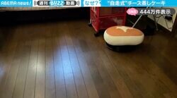 自動で掃除してくれる“北海道チーズ蒸しケーキ”！？シュールすぎる光景に「見入ってしまう…」「久しぶりに食べたくなってきた」の声