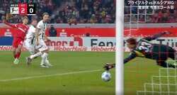 衝撃の「4%」 堂安律、とんでもないスーパーゴールに「ドン引き」 エグすぎる“超高難度ショット”が「もはや神」「振り早っ！」