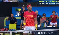 ボールへ届け…王者・ナダルが執念の“ラケット投げ” 「珍しい」「ナダルが壊れた」とファン騒然