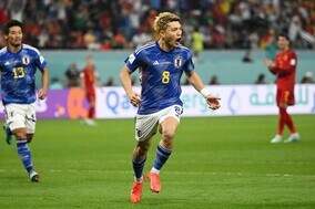 堂安律が左足一閃！ 強烈ミドルで強敵スペイン相手に貴重な同点ゴールを奪う【W杯E組】