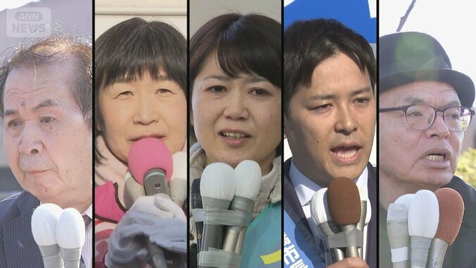 前橋市長選5候補が第一声　ラブホテル密会で辞職の前市長「二度と信頼裏切らない」 1枚目
