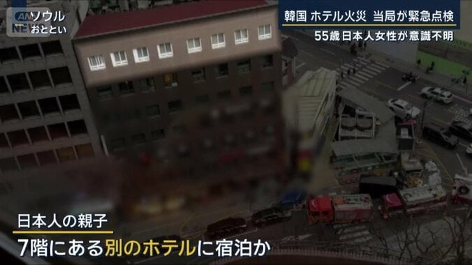 7階にある別のホテル