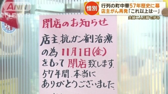 57年の歴史に幕