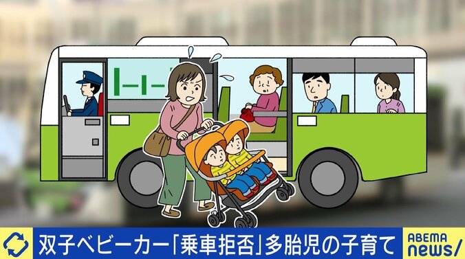 大山加奈さんの双子ベビーカー“乗車拒否”体験談「読んだら涙が出てきてしまった」「バスに乗る選択肢が出てこない」 当事者の訴え 1枚目
