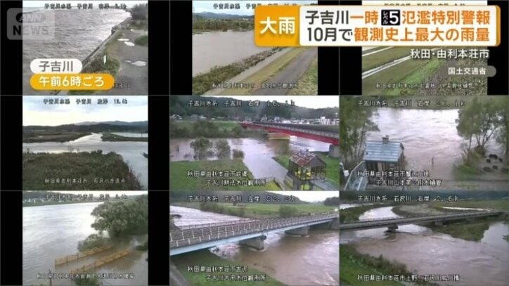 レベル2氾濫注意報に切り替え