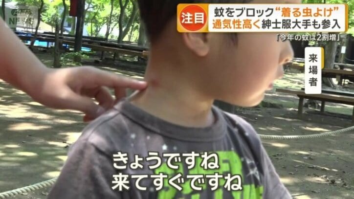 多くの人を悩ませている蚊