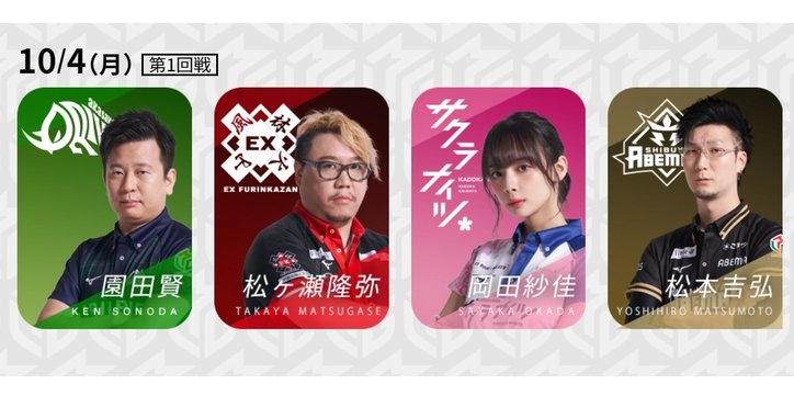 2021シーズン、ついに開幕！前年ファイナル進出チームがいきなり激突／麻雀・Mリーグ