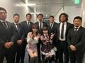 もえあず、ラグビー日本代表との集合ショットを公開「みなさまめちゃくちゃ　大きくて」