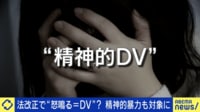 怒鳴る=DVに？法改正で「精神的暴力」も対象も...実効性は？被害は男性も多数