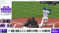 日本ハム清宮、エスコン初弾でOP戦トップの第5号