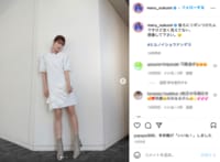 めるるの美脚際立つ白ワンピショットにファン悶絶「天使すぎる」「スタイル神」の声