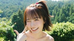 佐久間宣行氏が手がける「ラフ×ラフ」夏目涼風、初グラビアで“最高”の仕上がり  ヤンマガWebカット公開