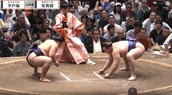 「ホントお綺麗です」大相撲客席に“水の女王”の姿 “肩出し”健康美に「姿勢がキレイ」反響続々