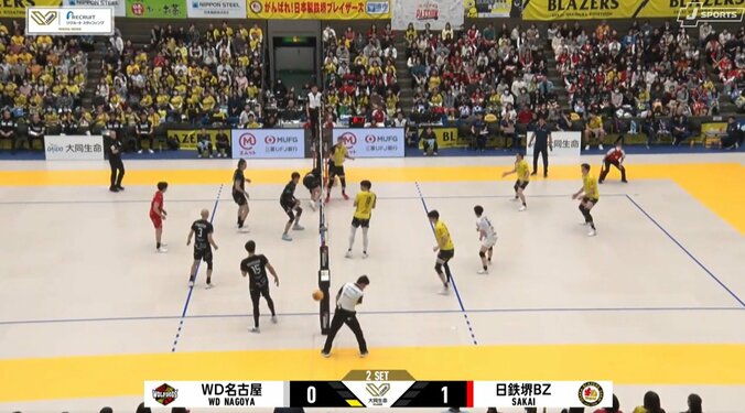 男子バレー、想像の“斜め上”をいく珍事 自陣にスパイクが… 高等すぎる技術が招いた驚きの光景 4枚目