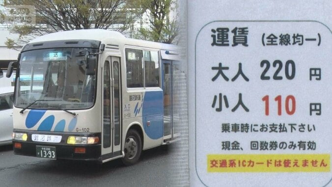 燃料高で路線バスピンチ　値上げ、減便は国への申請必要で身動きとれず　社長自ら運転 1枚目