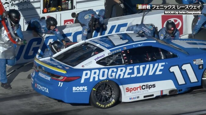 何が起こった？ 替わりのジャッキで作業するまさかの事態「ミスあった割には早かった」 “無冠の帝王”をチャンプに…クルーが機転 5枚目