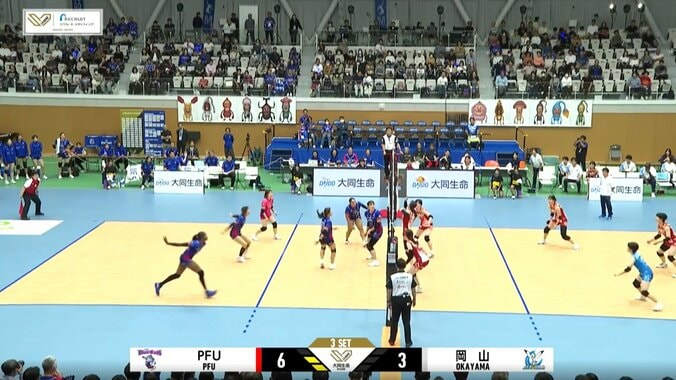 ラリーに終止符を打った見事なツーアタック