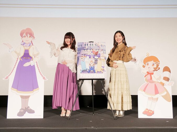 [Photos/Images] Voice Actors Saho Shirasu and Sumire Morohoshi High-Five in Excitement! Report on the Pre-Screening of the Original TV Anime 'APOCALYPSEHOTEL' 1st