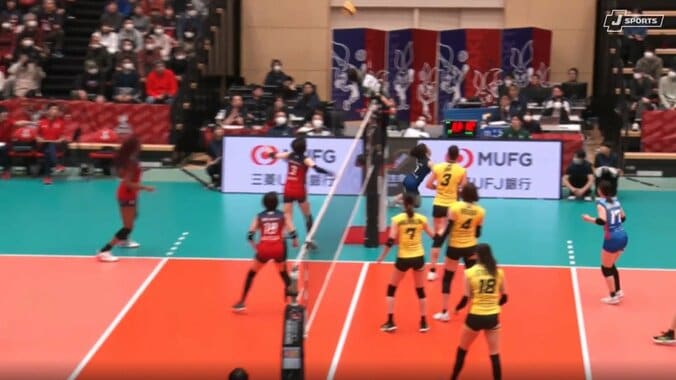 決してあきらめない好プレー