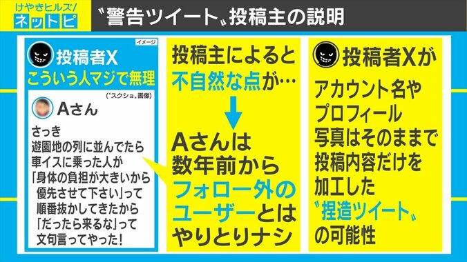 捏造ツイートを見破るには？ 専門家は「スクショは信用せず、元のアカウントで確認を」 2枚目