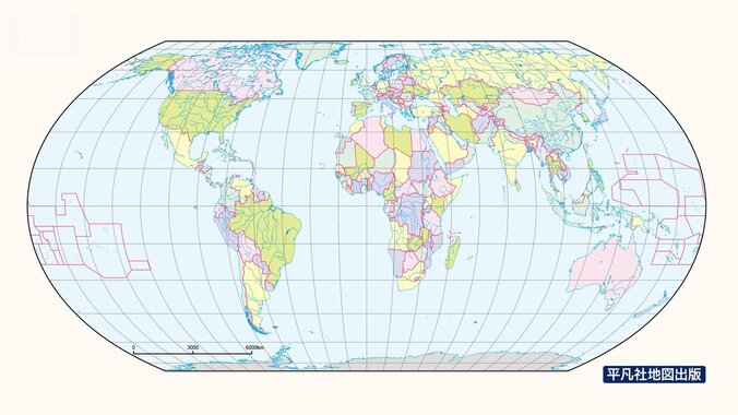メルカトル図法に変わる地図を推奨　「真の現実に」アフリカ主導の思惑は　国連で採択 1枚目