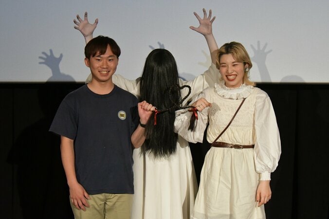 「私がいないからって呪っちゃダメ」池田エライザが風疹で欠席　貞子、一人でイベント登壇 4枚目