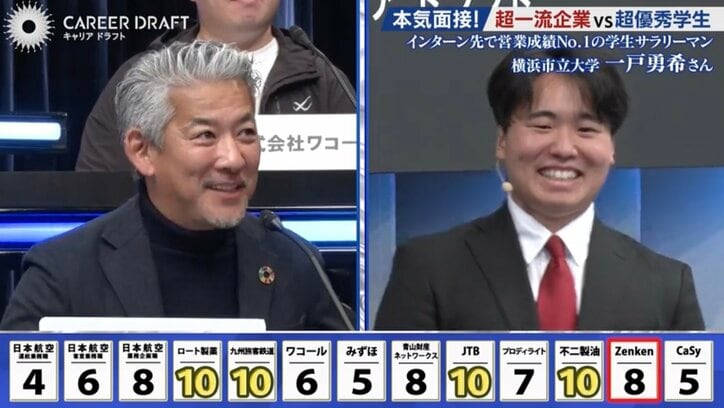 Zenken株式会社の担当者と一戸勇希さん